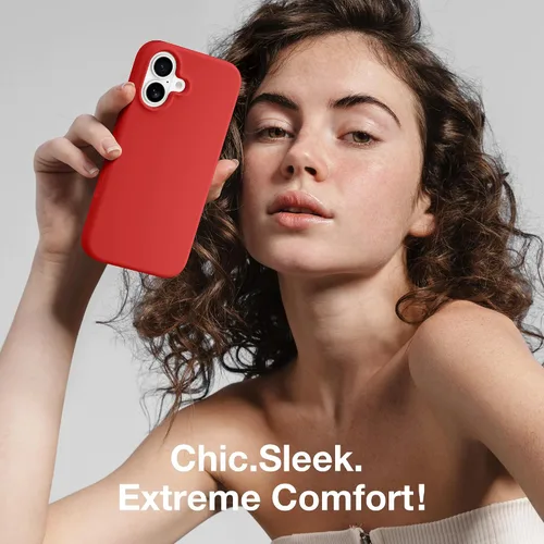 Miniatura 203 de GONEZ Funda de silicona para iPhone 15 Pro Max, compatible con Magsafe, protector de cámara + protector de pantalla, forro de microfibra suave