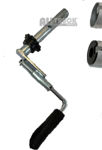 Miniatura 4 de Premium - Kit de rodillos de lona para camión y remolque con manivela manual para montaje en EZ-Mount con palanca de bloqueo y lona de malla de PVC