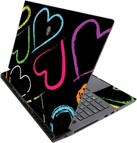 Miniatura 199 de MightySkins - Skin brillante con purpurina para Alienware M17 R3 (2020) y M17 R4 (2021) - Diversión de los años 90 Acabado duradero con purpurina