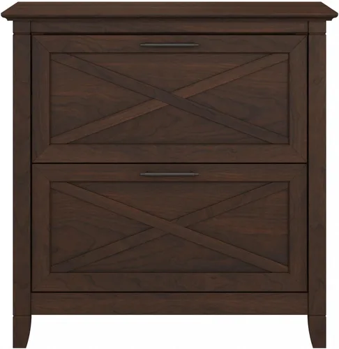 Miniatura 7 de Bush Furniture Key West – Archivador lateral con 2 cajones, color cereza