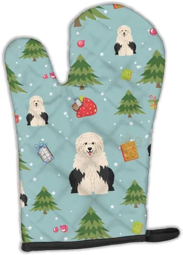 Miniatura 39 de Caroline's Treasures BB2732OVMT Dog House Collection Border Collie - Guante de horno grueso resistente al calor para sartenes calientes y horno