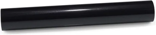 Miniatura 2 de 12"X60" (1'X5') Negro Premium Súper Brillante Vinilo Adhesivo Metálico para Envoltura de Vehículo Auto DIY, Liberación de Aire Sin Burbujas