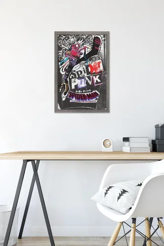 Miniatura 6 de Marvel Spider-Man: Across The Spider-Verse - Póster de pared de una hoja de Spider-Punk, 22.4 pulgadas de largo x 14.7 pulgadas de ancho, versión
