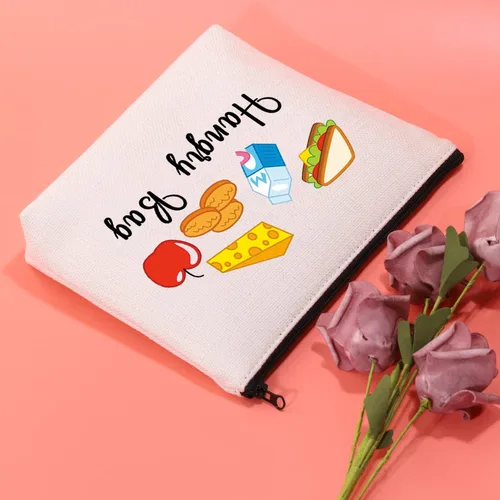 Miniatura 6 de JXGZSO Divertido regalo de comida Hangry Bag Snack Bolsas de viaje Snacks de emergencia Bolsa de almacenamiento de alimentos Snack Lover Regalo