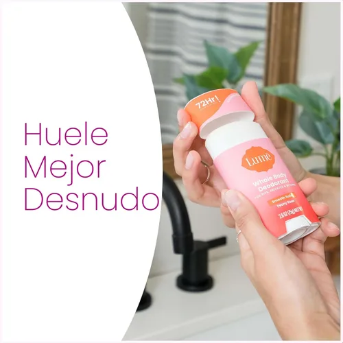 Miniatura 8 de Lume Desodorante para Todo el Cuerpo - Barra Sólida Suave - Control de Olor de 72 Horas - Sin Aluminio, Sin Bicarbonato de Sodio y Seguro