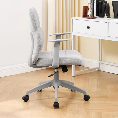 Miniatura 4 de LuxErgo Silla de oficina, sillas de escritorio de oficina en casa con reposabrazos, cómoda silla de escritorio con ruedas, sillas de computadora