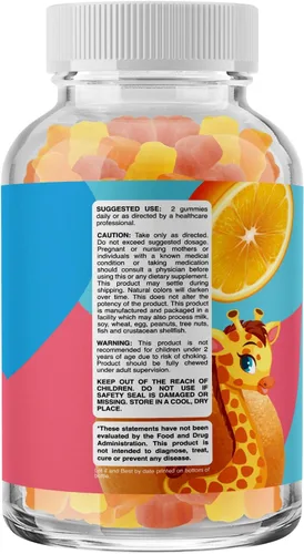 Miniatura 2 de Phytoral Gomitas multivitamínicas masticables para niños, vitaminas gomosas para apoyar el estado de ánimo, impulso de energía natural y apoyo