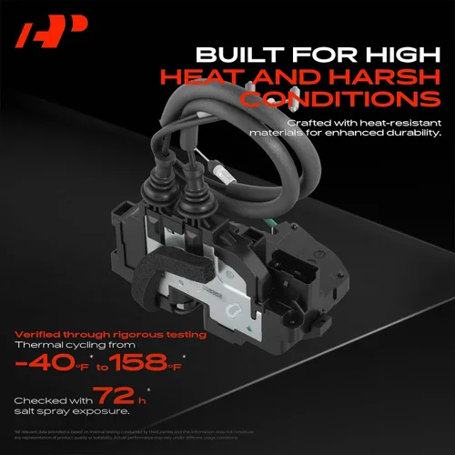 Miniatura 4 de A-Premium Actuador de bloqueo de puerta compatible con vehículos Hyundai, Genesis 2009-2014, Sedán, lado delantero izquierdo del conductor, repuesto