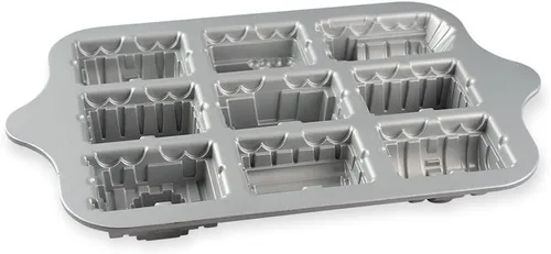 Miniatura 6 de Nordic Ware Molde para Pastel de Tren, 5 Tazas, Plateado