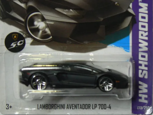 Miniatura 2 de Hot Wheels HW Showroom Lamborghini Aventador LP 700-4 Negro #173/250