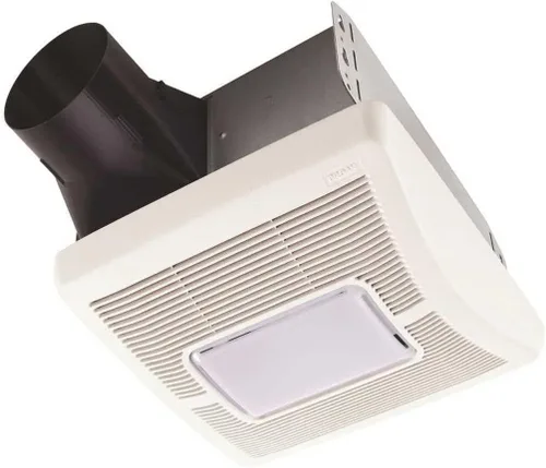 Miniatura 3 de Broan-NuTone A70L - Ventilador de ventilación con luz e instalación en el lado de la habitación, 70 CFM, 2.0 Sones, esmalte pintado blanco