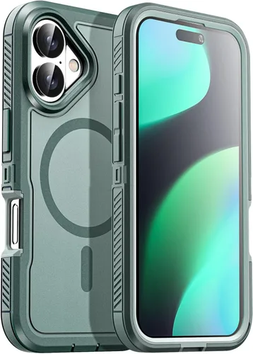 Miniatura 47 de AICase Funda para iPhone 13/14/16e [Compatible con Magsafe], Protección contra caídas de alta resistencia, Defensa multicapa, Grado militar