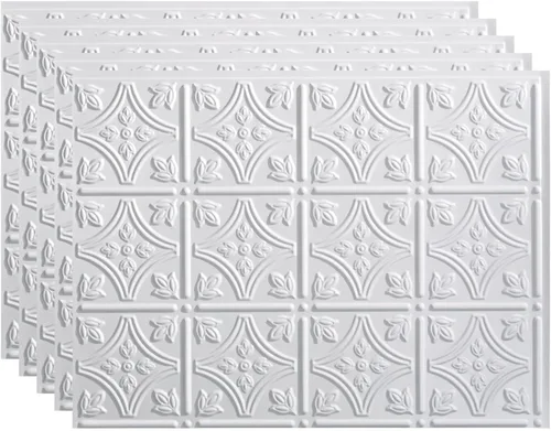 Miniatura 24 de FASÄDE Panel decorativo de vinilo estilo tradicional/patrón 1 en Cashmere (muestra de 6x6 pulgadas)