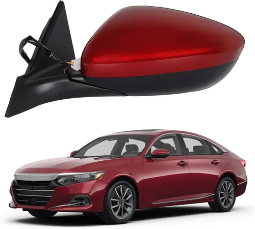 Miniatura 13 de Dasbecan Espejo para puerta lateral izquierda del conductor compatible con Honda Accord LX Sport 1.5T 2018-2025 Power No calentado Pintura