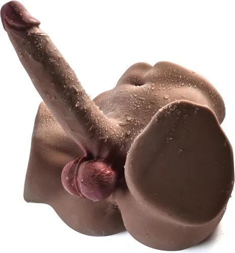 Muñeca sexual masculina de 9 libras para homosexuales con consolador realista flexible de 7.2 pulgadas, masturbador unisex 2 en 1, muñecas sexuales