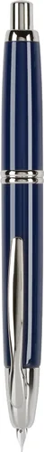 Miniatura 50 de PILOT Vanishing Point Collection - Pluma estilográfica retráctil, color azul carbonesco con detalles de rodio, tinta azul, punta fina (60149)