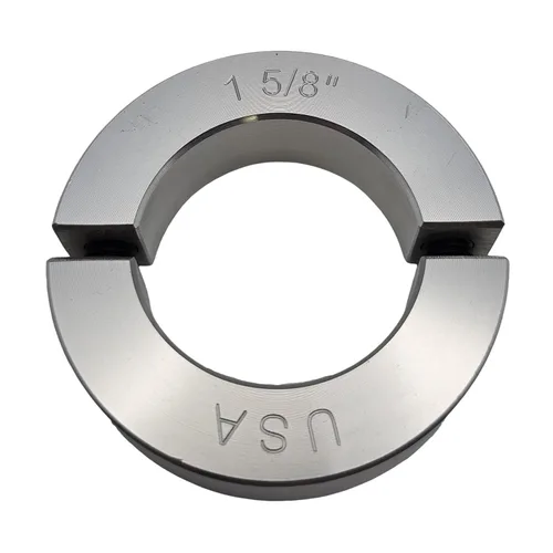 Miniatura 8 de Diámetro de orificio de 0.50 pulgadas - Abrazadera del collar de eje de dos piezas - Aluminio 2024 (paquete de 4)