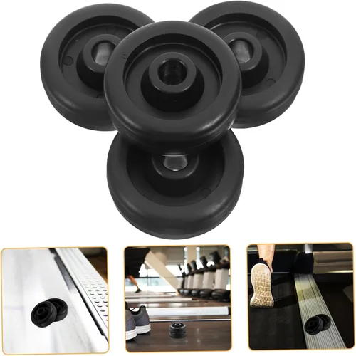 Miniatura 9 de 4 ruedas de repuesto para equipo de gimnasio, rodillos resistentes al desgaste para entrenamiento en casa, ruedas duraderas para máquinas de fitness