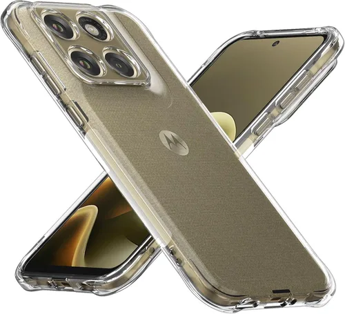 Miniatura 10 de Cresee Funda para Motorola Edge Plus 2022/Edge Plus 5G UW 2022, funda transparente con parachoques de esquina reforzado, ajuste delgado, funda