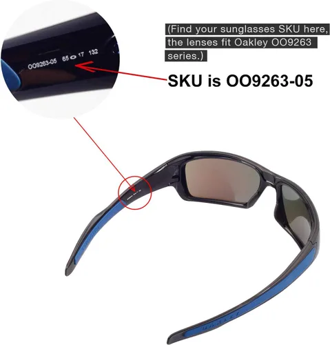 Miniatura 5 de Walleva - Lentes de repuesto para gafas de sol Oakley Sliver F, varias opciones disponibles