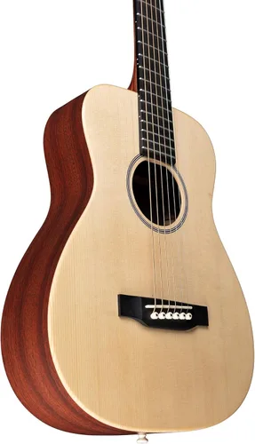 Miniatura 3 de Martin LX1E guitarra acústica con electrónica Fishman Sonitone, con tapa de abeto sólido de Sitka, modificada O - cuerpo de boltaron w/red