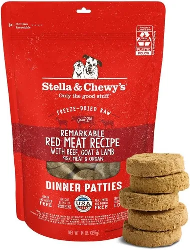 Miniatura 20 de Stella & Chewy's Empanadas crudas liofilizadas – Receta de cordero Dandy – Alimento para cachorros y perros con alto contenido de proteínas sin