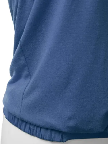 Miniatura 4 de DOUBLJU - Top de tubo elástico plisado natural para mujer con banda elástica con talla grande