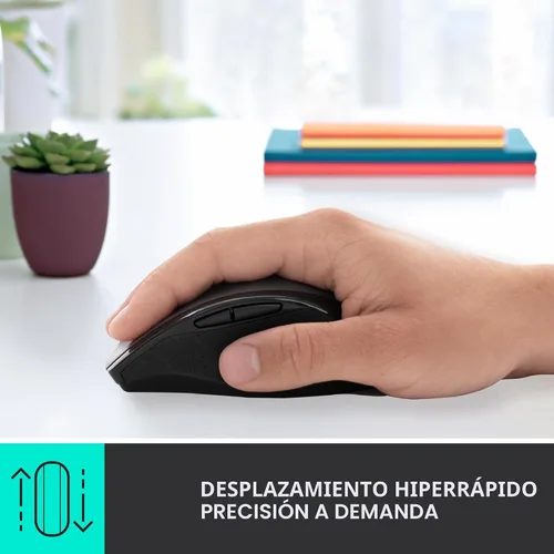 Miniatura 3 de Ratón inalámbrico Logitech M705 Marathon, ratón inalámbrico para juegos, receptor USB-A de 2.4 GHz, 5 botones programables, batería de 3 años, PC