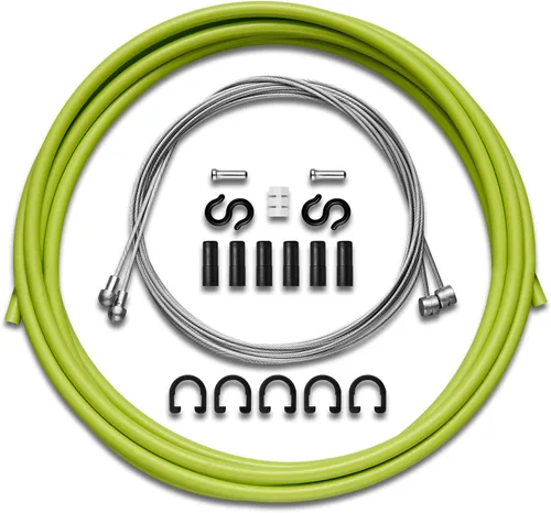 Miniatura 5 de Corki Cycles Universal Standard Kit de carcasa de cable de freno para bicicleta de carretera de montaña - negro