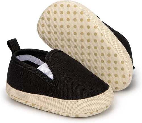Miniatura 4 de Miamooi Zapatos deportivos para bebés, niños y niñas, suela suave, zapatos de primera caminata, informales, planos, ligeros, para cuna