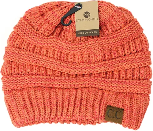 Miniatura 6 de NYFASHION101 Unisex Multicolor Warm Cable Knit Thick Beanie Cap