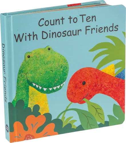 Miniatura 9 de Mary Meyer Libro de tablero de cuentos para bebés y niños pequeños, 8 x 8 pulgadas, amigos de dinosaurios