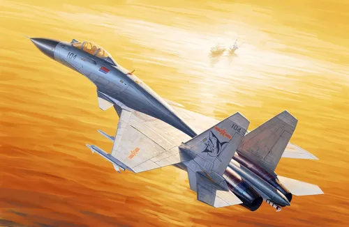 Miniatura 2 de Trumpeter Kit modelo chino J-15