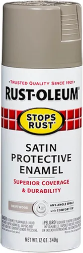 Miniatura 106 de Rust-Oleum 285092 - Pintura en aerosol para prevención del óxido, 12 onzas, transparente satinado Satinado claro