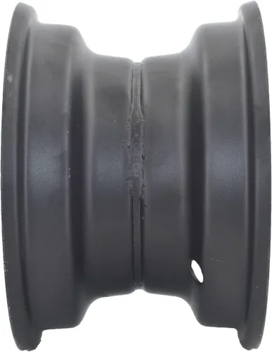 Miniatura 4 de Llanta de rueda de 6 pulgadas con 3 agujeros que se adapta a la mayoría de Go Kart, ATV, cortacésped 145/70-6 de 110-125 cc (negro)