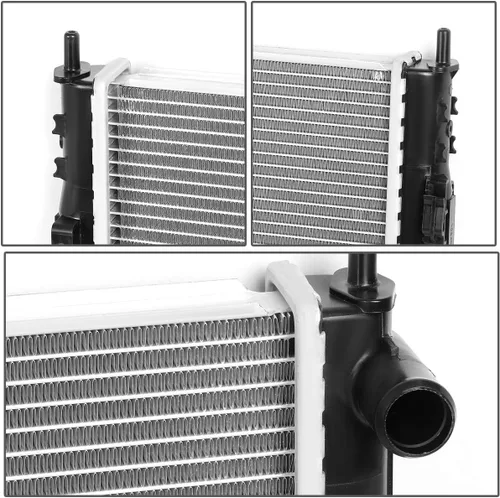 Miniatura 4 de DNA Motoring OEM-RA-2323 Radiador de enfriamiento de aluminio atornillado estilo OE compatible con 01-06 Stratus / Sebring AT, 26-9/16 pulgadas
