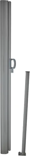 Miniatura 12 de VEVOR Toldo lateral retráctil, UV 50 63 x 118 pulgadas, pantalla de privacidad para exteriores, pantalla de privacidad para exteriores, 9.88 oz