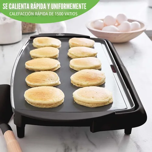 Miniatura 7 de GreenLife 20 x 50.8 cm Plancha Eléctrica Extra Grande, Cerámica Antiadherente Libre de PFAS y PFOA No Tóxica, Control de Temperatura, Calentamiento