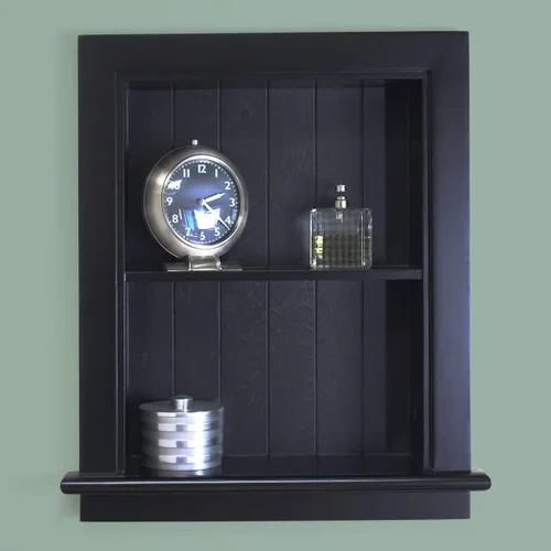 Miniatura 3 de Aiden - Botiquín de repuesto de pared empotrada de 14 x 18 pulgadas, inserto de gabinete de baño en la pared estante/estantes, fabricado en América
