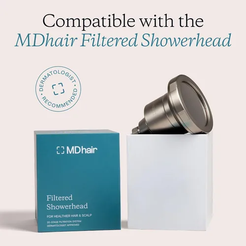 Miniatura 5 de MDhair - Filtro de repuesto para ducha de 20 etapas para cloro, metales pesados y agua dura, restaura la salud del cabello y la piel, se adapta a