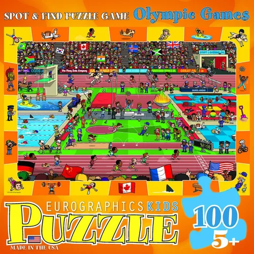 Miniatura 4 de EuroGraphics Spot & Find Olympics Puzzle (100 piezas)