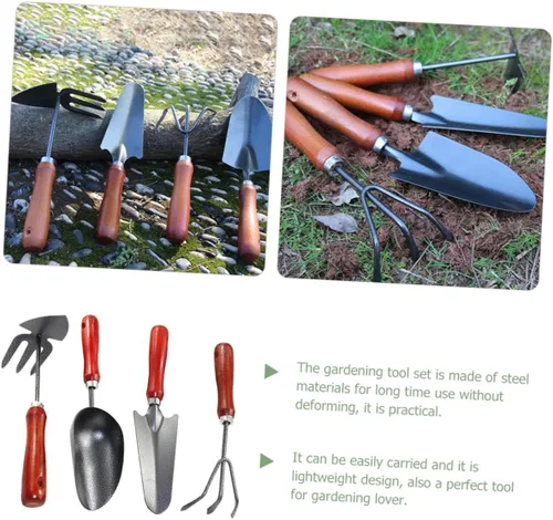 Miniatura 2 de 1Set Garden Tool Durable Handheld Shovels for Digging Troweling Raking for Home Gardening Camping and Outdoor Activities