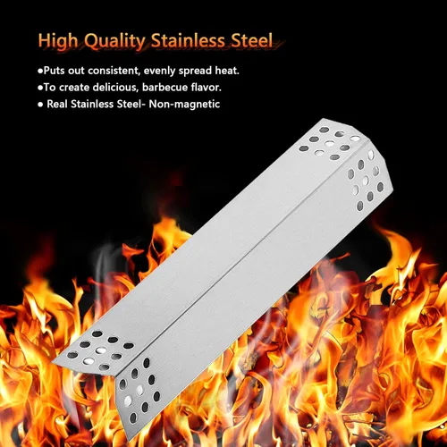 Miniatura 5 de bbq factory® Repuesto para Sunbeam Nexgrill Grill Master 720 – 0697 - Quemadores de acero inoxidable, placas térmicas.