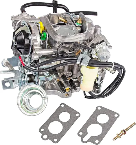 Carburador de 2 barriles TOY-505 Compatible con camioneta To-yo-ta 22R Motor 1981-1987 con enchufe redondo 2.4L 2366cc 21100-35290 21100-35240