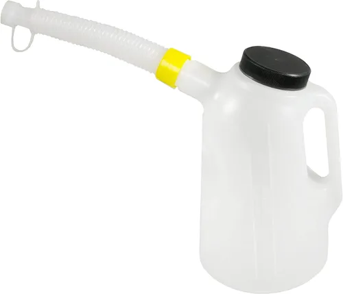 Miniatura 4 de WirthCo Funnel King 94360 - Recipiente de medición graduado translúcido de alta densidad, 1 cuarto de galón, 1 litro, polietileno, boquilla flexible
