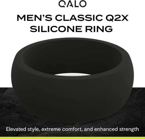 Miniatura 41 de QALO - Colección de anillos de silicona clásicos para hombre