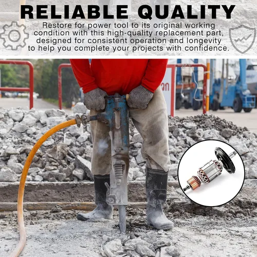 Miniatura 5 de Threlaco Reemplazo de armadura 1619p10864 compatible con martillo giratorio Bosch Rh540s Rh540m y martillo de demolición Gsh5e Gsh5ce, conjunto