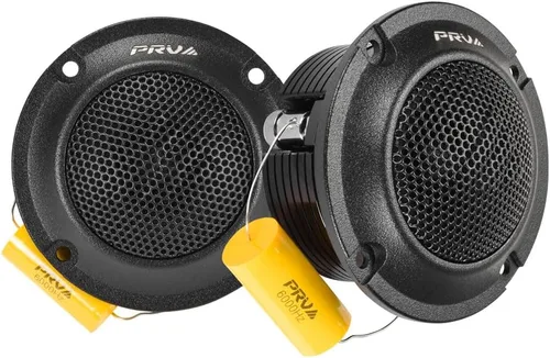 PRV Audio Bullet Super Tweeters Neodimio, tweeter PRV de 3 pulgadas, negro TW400Ti-Nd-4, delgado, 240 vatios, 4 ohmios, fácil de montar, reemplazo