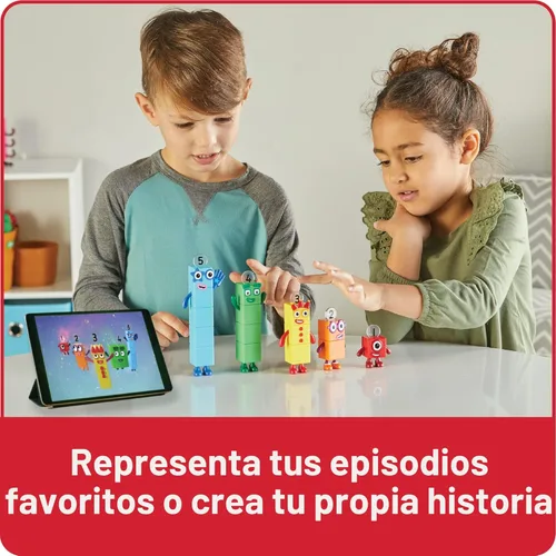 Miniatura 3 de hand2mind Numberblocks Friends Uno a Cinco, Set de Figuras de Acción, Figuras de Juguete y Sets de Juego, Pequeñas Figurillas para Niños, Bloques