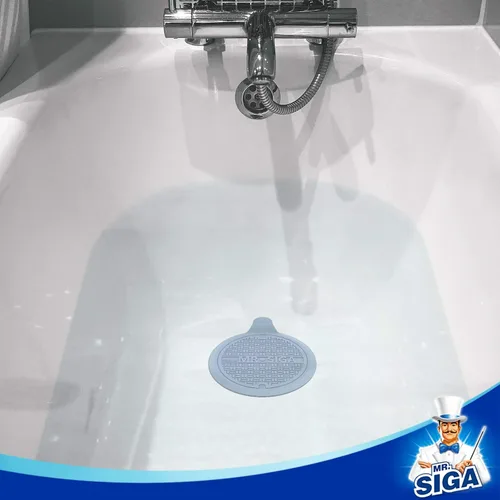 Miniatura 4 de MR.SIGA Tapón de silicona para bañera, tapón de drenaje para ducha, fregadero, 5.1 pulgadas de diámetro, paquete de 3 Verde+azul+gris
